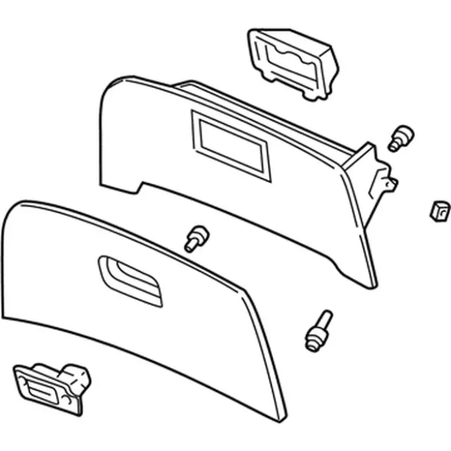 3F1Z54060T10AAB - Body: Glove Box Assembly for Ford: Taurus | Mercury: Sable Image