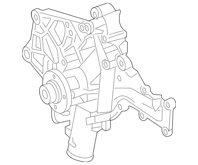 1132000101 - : Parts Kit, Water Pump for Mercedes-Benz Image