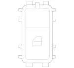 2059055820 - Electrical System: Switch Block for Mercedes-Benz: Metris Image