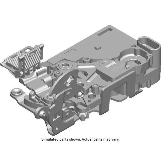 86593002 - Body: Lock Assembly for Chevrolet: Express 1500, Express 2500, Express 3500, Express 4500 | GMC: Savana 1500, Savana 2500, Savana 3500, Savana 4500 Image