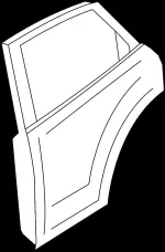 HBA0M1BAMA - : Door Shell for Infiniti Image