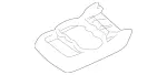 25168000717H85 - Body: Cover for Mercedes-Benz Image
