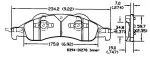 13054224 - Brake: Disc Brake Pad Set for OmniParts Image