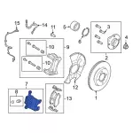 AY1Z2B121D - Brakes: Caliper for Ford: Fiesta Image