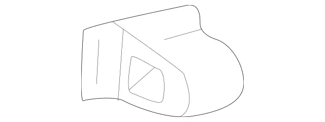 460723019864 - Body: Door Check Seal for Mercedes-Benz Image