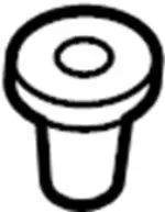 165800711 - Body: Hood Bumper for Infiniti Image