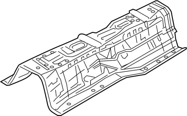 G43101PMMA - Body: Front Floor Pan for INFINITI: Q70L Image