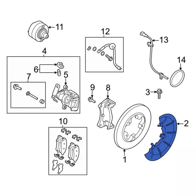 Splash Shield - Ford (KK3Z-2C028-E)