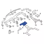 ML3Z18490C - Body: Center Duct for Ford: F-150, F-150 Lightning Image