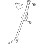 DE9Z74611B68BD - Electrical: Shoulder Belt for Lincoln: MKT Image