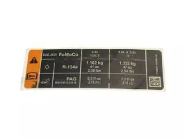 Air Bag Label - Ford (DB5Z-5400014-A)