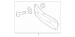 2058801744 - Detachable Parts: License Plate Holder for Mercedes-Benz Image