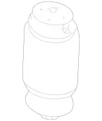 251320042564 - : Air Spring for Mercedes-Benz Image