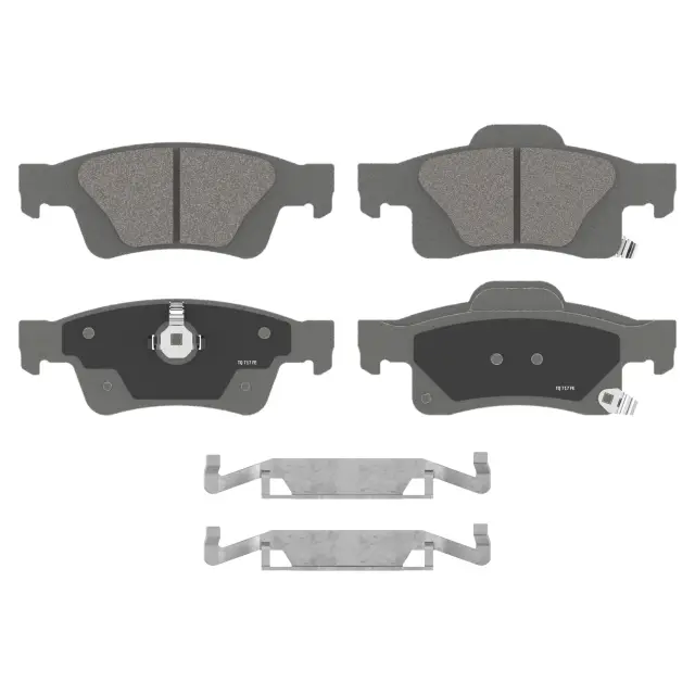 QC1498 - : Wagner ThermoQuiet QC1498 Rear Disc Brake Pad Set Ceramic for WAGNER BRAKE Image