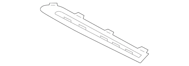2538880185 - Detachable Parts: Trim Bar for Mercedes-Benz: GLC300, GLC43 AMG, GLC63 AMG Image image