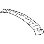 4W6Z7651776BAA - Body: Opening Molding for Ford: Thunderbird Image