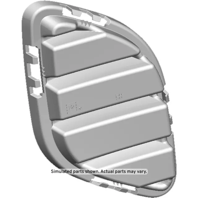 84927257 - : Black Front Passenger Side Fog Lamp Opening Cover for Buick: Envision Image