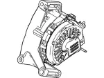 4U2Z10V346DERM - : Alternator for Ford: Escape | Mercury: Mariner Image