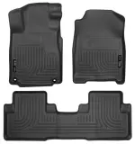 98451 - : Weatherbeater - Front &amp; 2nd Seat Floor Liners for Husky Liners Image