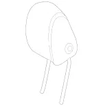 29097018008T18 - Body: Headrest for Mercedes-Benz Image