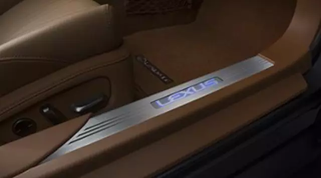 PT9441117050 - Exterior: Illuminated Door Sills - Blue for Lexus: LC500, LC500h Image