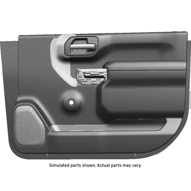 84735028 - Body: Door Trim Panel for Chevrolet: Silverado 2500 HD, Silverado 3500 HD | GMC: Sierra 2500 HD, Sierra 3500 HD Image