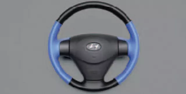 81001E100 - Interior: Steering Wheel - 3 And 4 Door - Gray for Hyundai: Accent Image