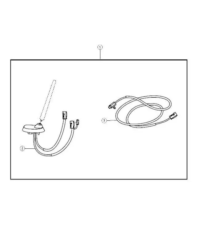 Satelite Receiver Install Kit - Mopar (82210905AC)
