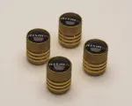 99927VLCGD - : NISMO VALVE CAP SET-GOLD for Nissan: 200SX, 240SX, 280ZX, 300ZX, 310, 350Z, 720, Altima, Armada, Frontier, GT-R, Juke, Kicks, Maxima, Murano, NV1500, NV200, NV2500, NV3500, Pathfinder, Pathfinder Armada, Pulsar NX, Quest, Rogue, Rogue Select, Sentra, Stanza, TITAN, TITAN XD, Van, Versa, Versa Note, Xterra Image