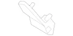 1664300058 - Rear Seat: Line Bracket for Mercedes-Benz Image