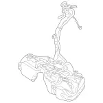 2044709101 - : Fuel Tank for Mercedes-Benz: C250, C300, C350, C63 AMG, E550 Image