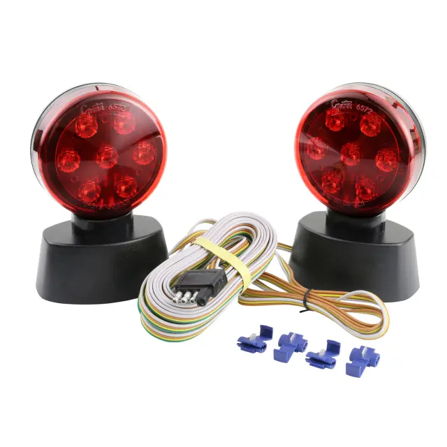 657205 - : Towing Kits, Magnetic LED Towing Kit, Red for Grote Lighting Image