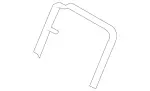2039241862 - Rear Seat Bench: Lining for Mercedes-Benz: 180C, C230, C320 Image