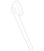 1637400345 - Rear-End Door: Gas-Operated Spring for Mercedes-Benz Image