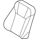 F2BZ5464416CA - Body: Seat Back Cover for Ford: Fiesta Image