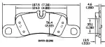13057222 - Brake: Disc Brake Pad Set for OmniParts Image