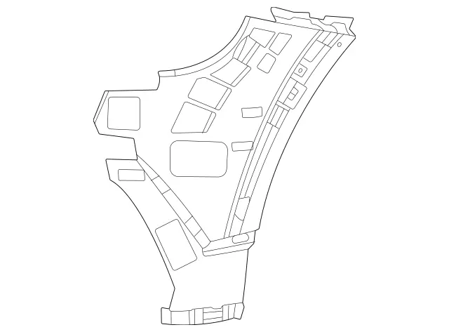 2478858802 - Attachment Parts: Basic Carrier, Bumper for Mercedes-Benz: GLB250, GLB35 AMG Image image