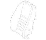9079141000 - Body: Seat Back Pad for Mercedes-Benz: Sprinter 1500, Sprinter 2500, Sprinter 3500, Sprinter 3500XD, Sprinter 4500 Image
