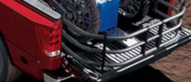 999T7WX160 - Exterior: Sliding Bed Extender - Black - Crew Cab for Nissan Image