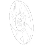 9065000493 - : A/C Condenser Fan Motor for Mercedes-Benz Image