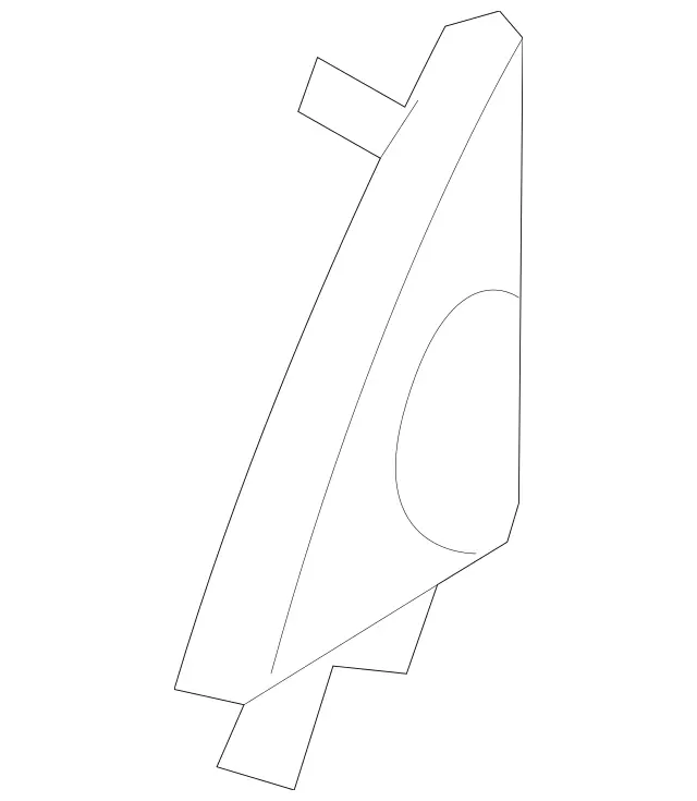 2318104600 - Front Doors: Cover Trim for Mercedes-Benz Image