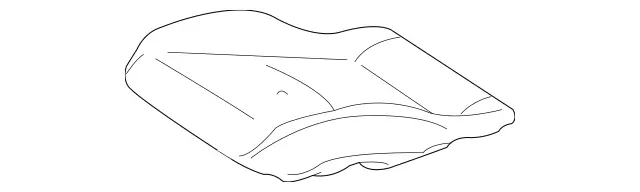 221910095065 - Driver Seat: Padding, Frt. Seat Cush for Mercedes-Benz Image