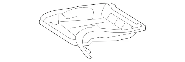 2519100123 - Body: Seat Frame for Mercedes-Benz Image