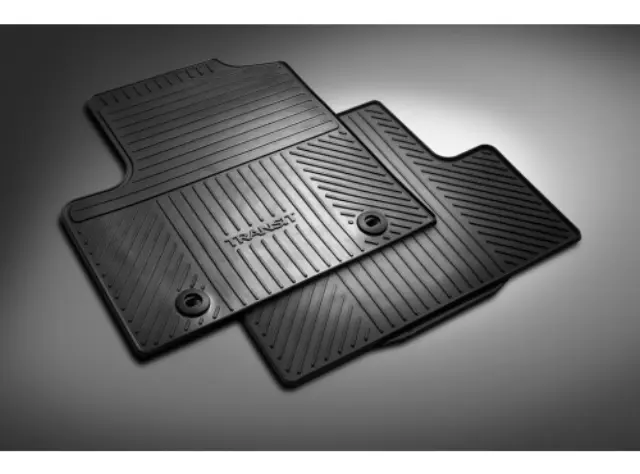 2T1Z5813046A - Interior: All-Weather Vinyl Floor Mats, Black for Ford: Transit Connect Image
