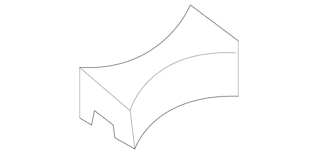 25168014147H85 - Body: Bracket for Mercedes-Benz Image