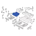 NL3Z1663804LA - Body: Cushion Cover for Ford: F-150, F-250 Super Duty, F-350 Super Duty, F-450 Super Duty Image