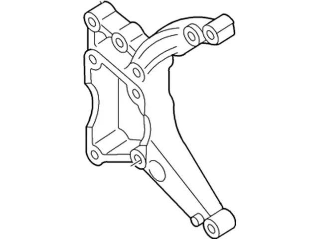 F7CZ3C511AD - Steering: Power Steering Pump Support Bracket for Ford: Contour, Escape, Escort, Focus | Mercury: Cougar, Mystique, Tracer Image