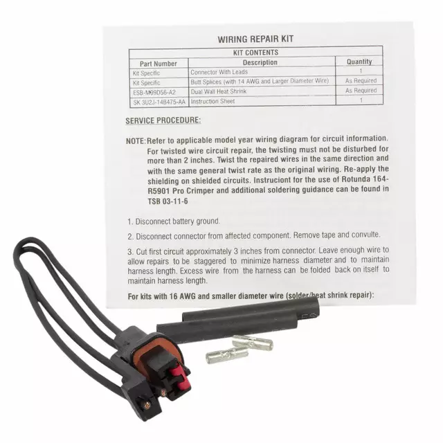 3U2Z14S411MNA - : Wire Assembly for Ford Image