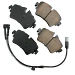 EUR1801A - : Akebono EURO Ultra Premium Ceramic Disc Brake Pad Kit for AKEBONO Image