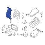 AV6Z14A163A - Electrical: Junction Block Bracket for Ford: Transit Connect Image